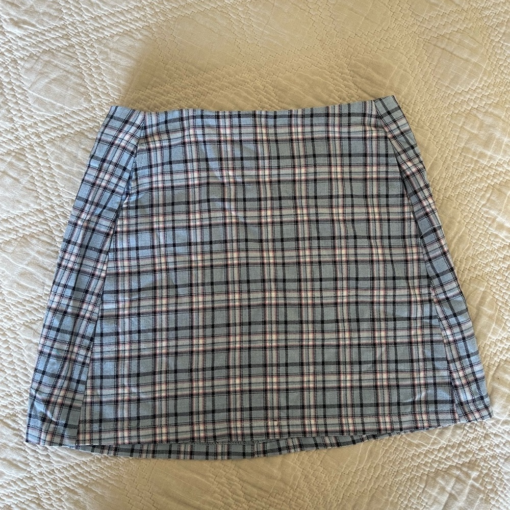 Urban Outfitters Plaid Mini Skirt with Pockets